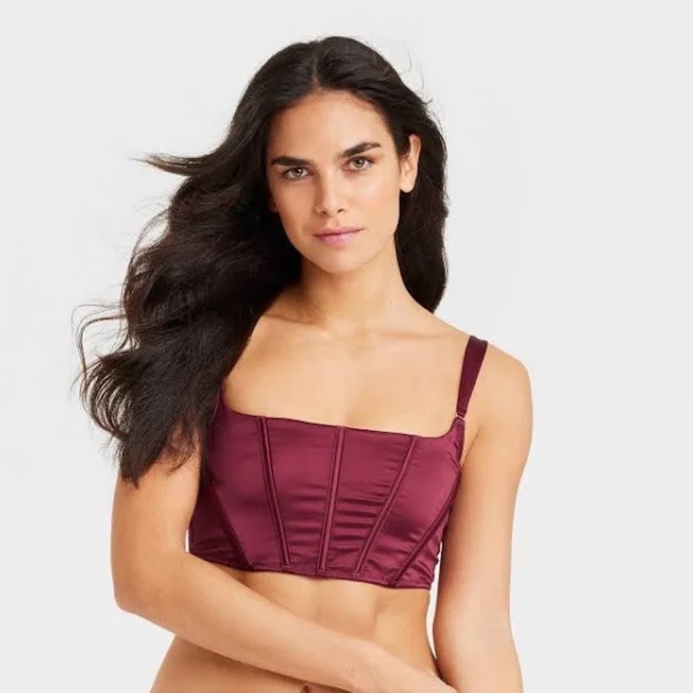 NWT Satin Corset M